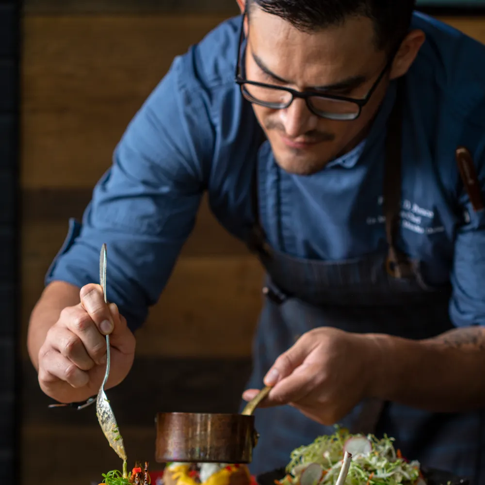 Chef Frank Ponce at an event