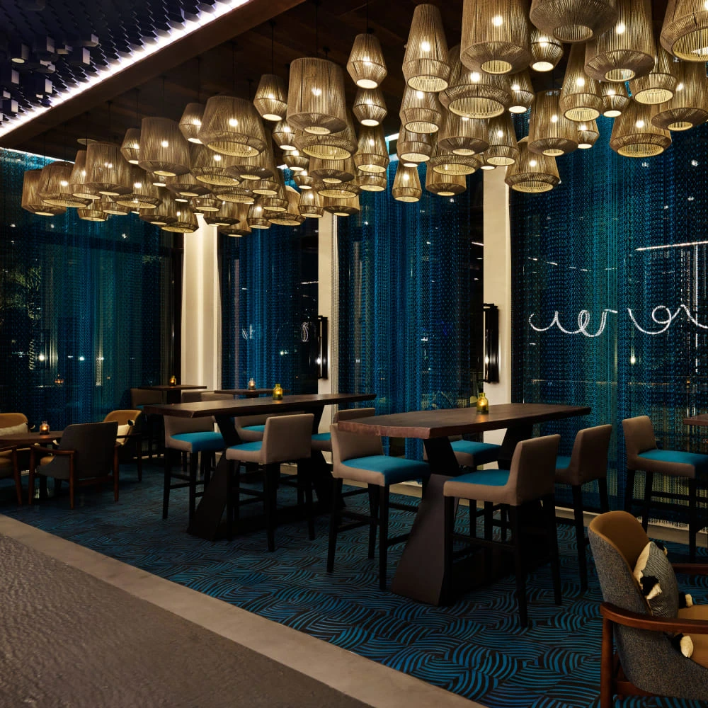 La Mar Doha terrace seating
